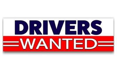 Delivery drivers wanted!